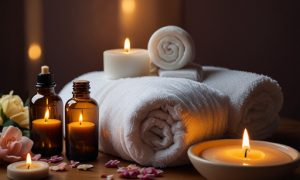Default_A_dreamlike_image_Massage_parlour_candles_towel_massag_0
